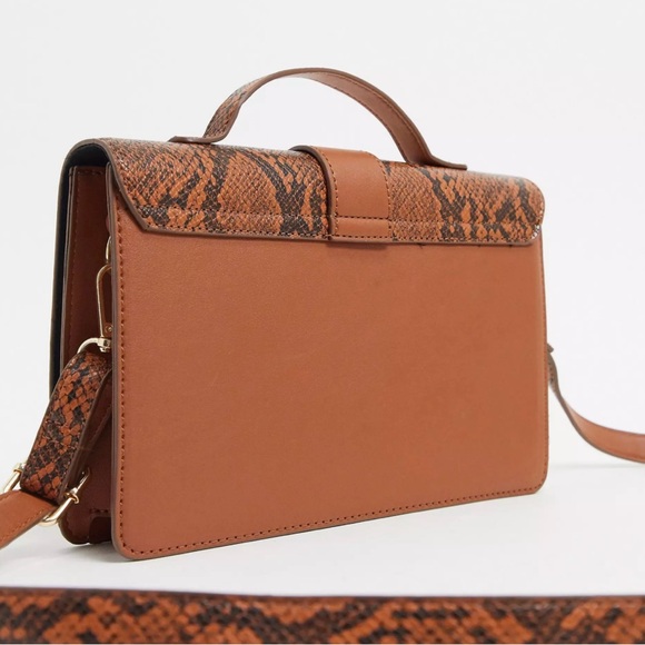 ASOS Tan Top Handle Satchel - Picture 6 of 7